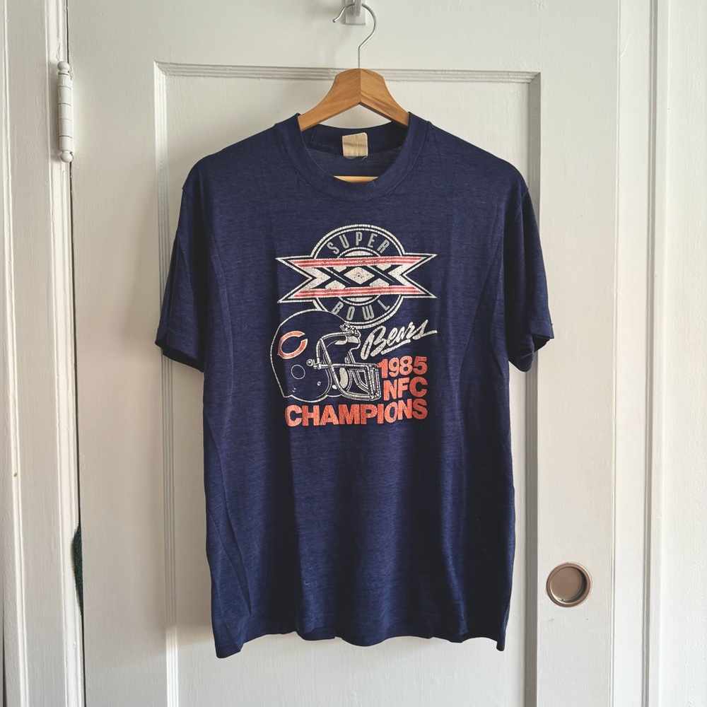 Vintage 1986 Super Bowl XX Chicago Bears Shirt